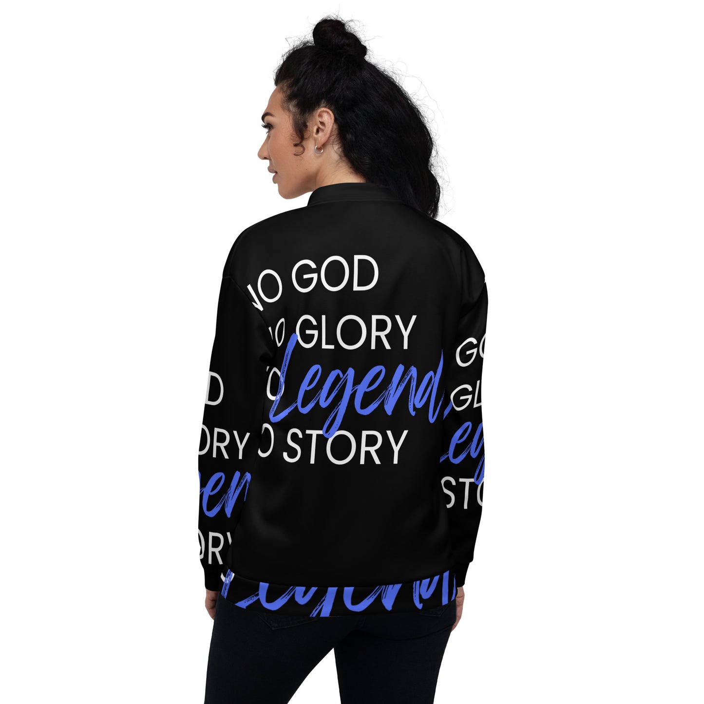 Godly Mind Unisex Bomber Jacket - No Legend