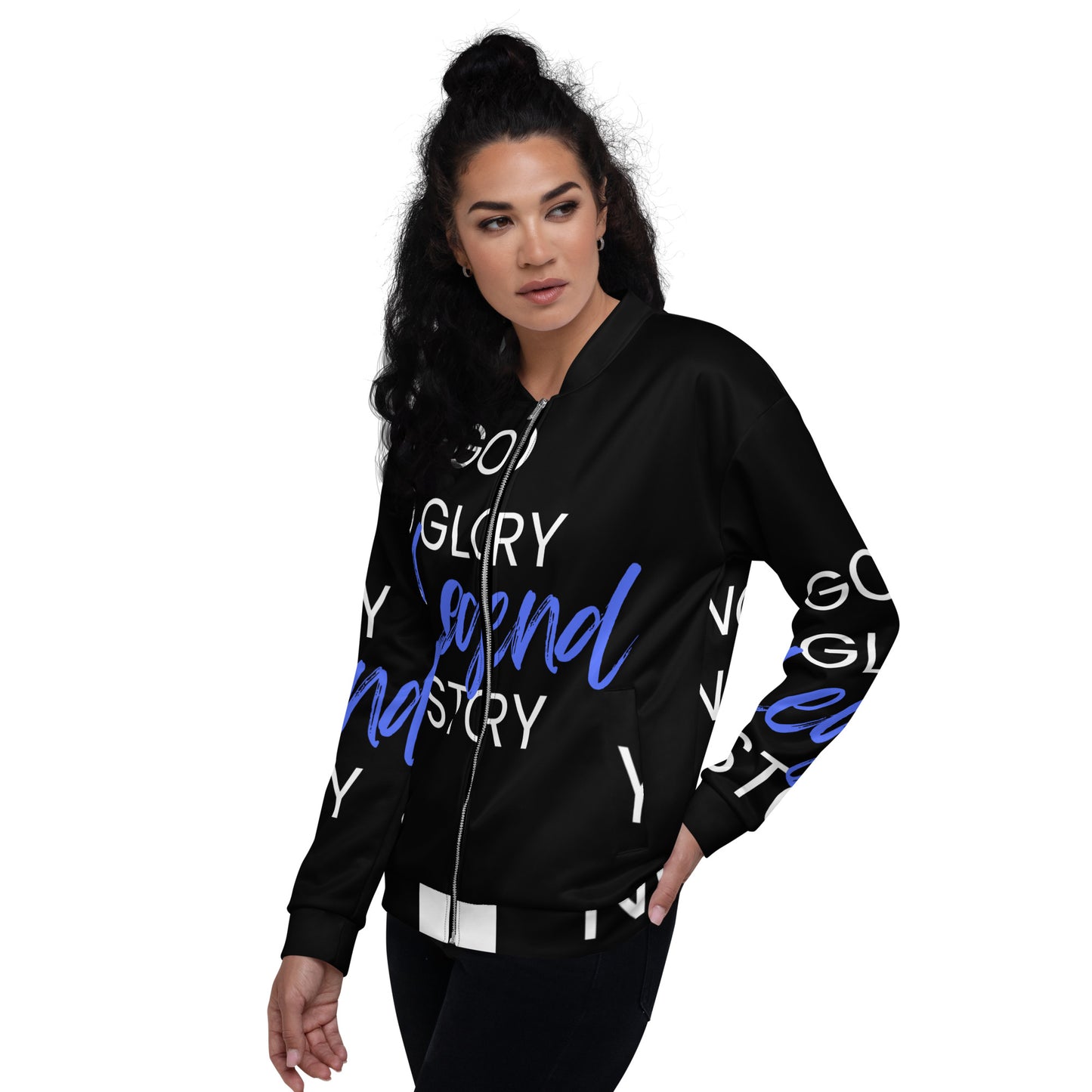Godly Mind Unisex Bomber Jacket - No Legend