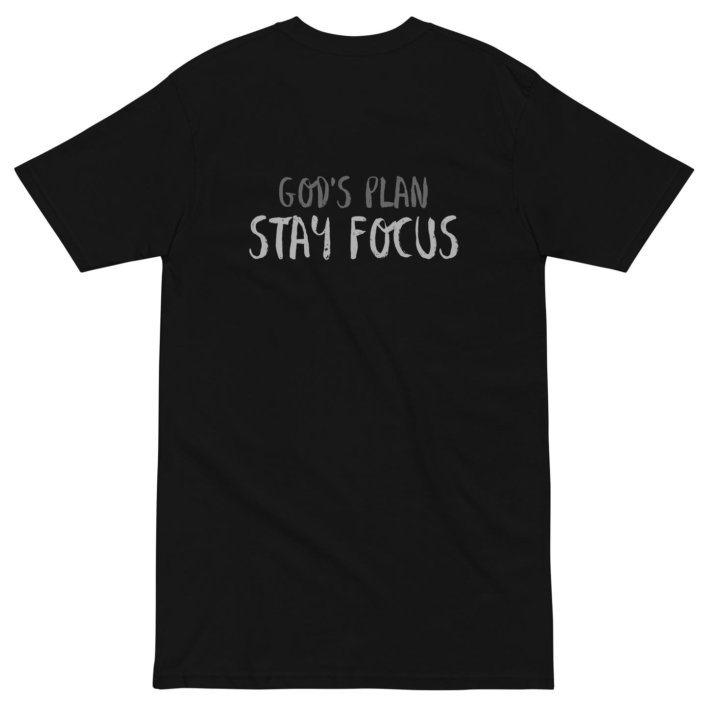 Godly Mind Men’s Premium Heavyweight Tee - Chest Logo