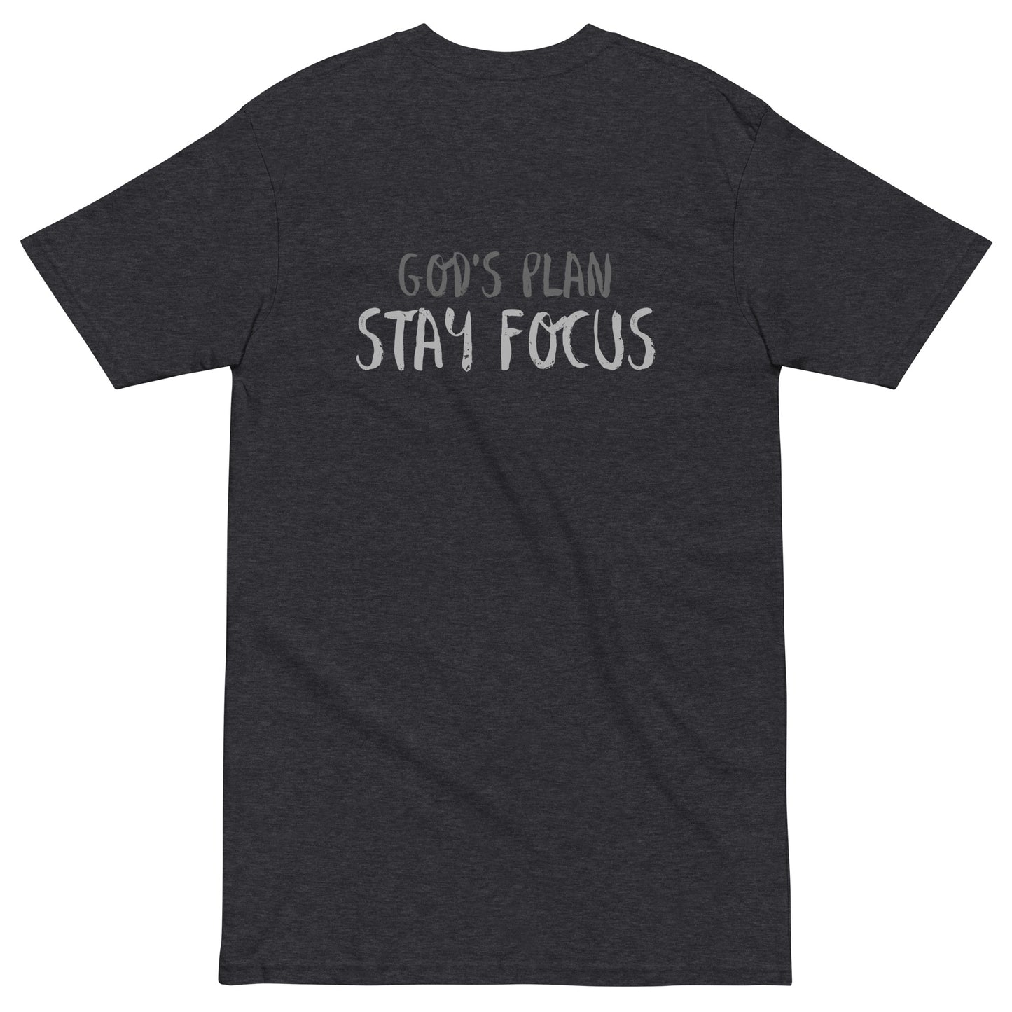 Godly Mind Men’s Premium Heavyweight Tee - Chest Logo