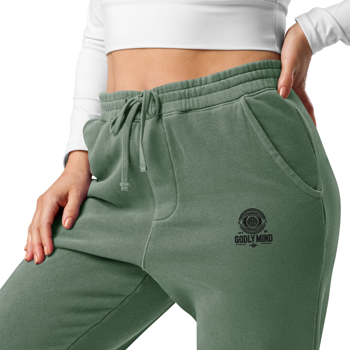 Godly Mind Unisex Pigment-dyed Sweatpants