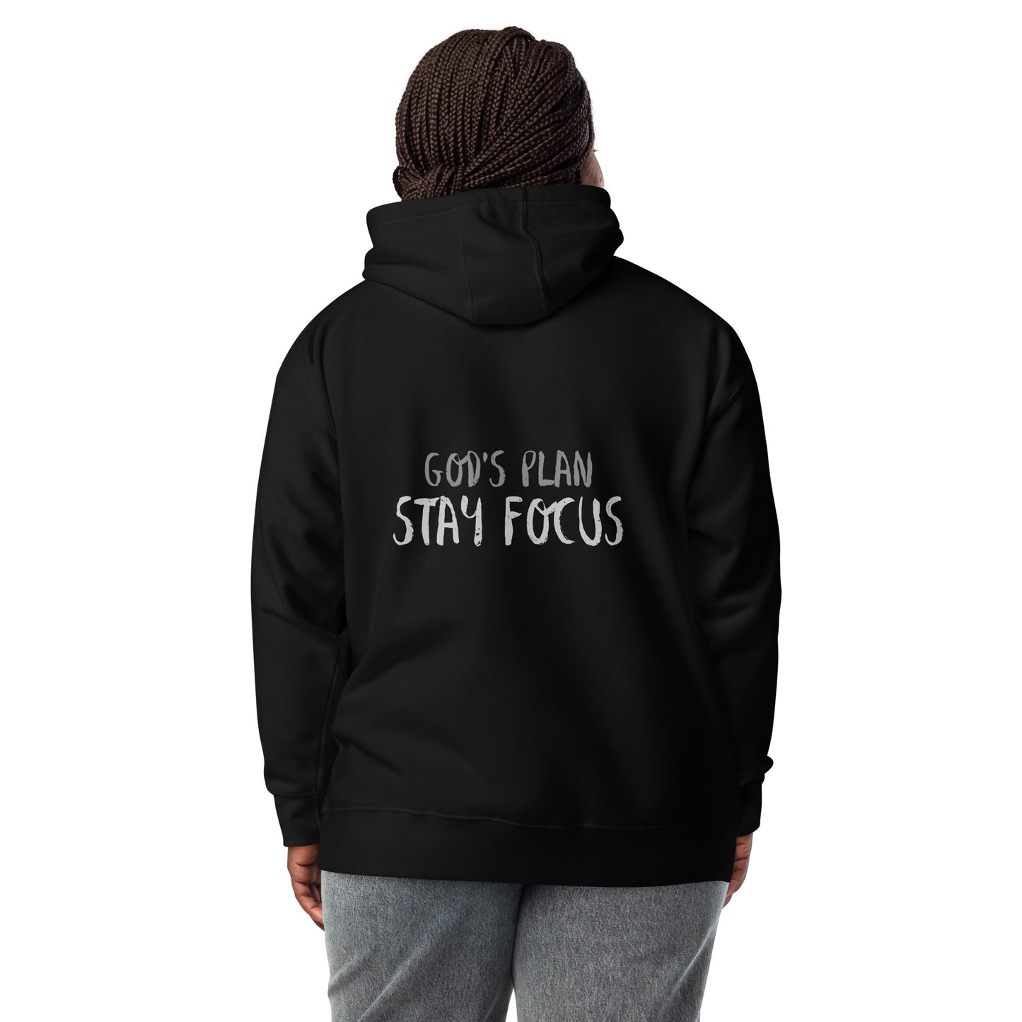 Godly Mind Unisex Streetwear Hoodie - God's Plan, Stay Focus
