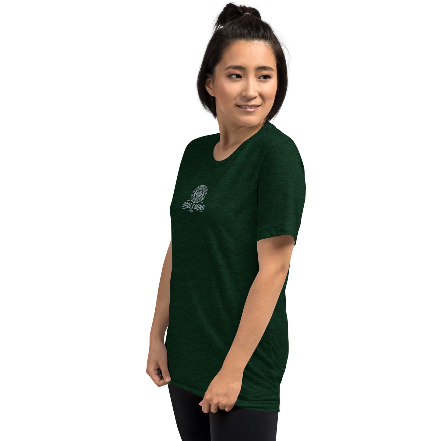 Godly Mind Embroidery Short Sleeve T-shirt - Fear Over Faith