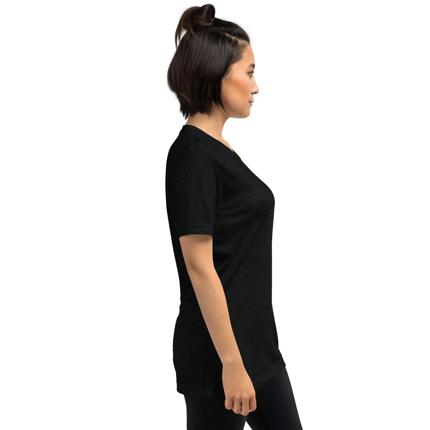 Godly Mind Embroidery Short Sleeve T-shirt - Fear Over Faith