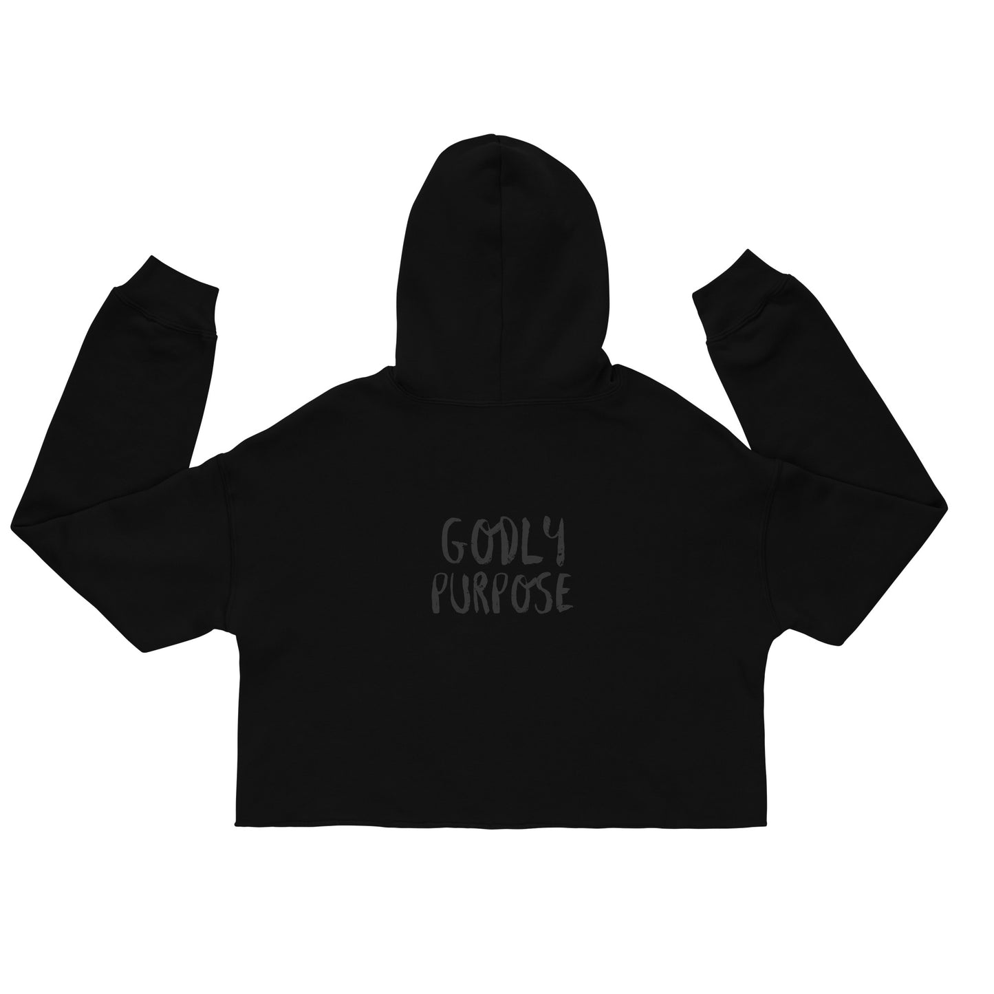 Godly Mind Crop Hoodie - God's Purpose