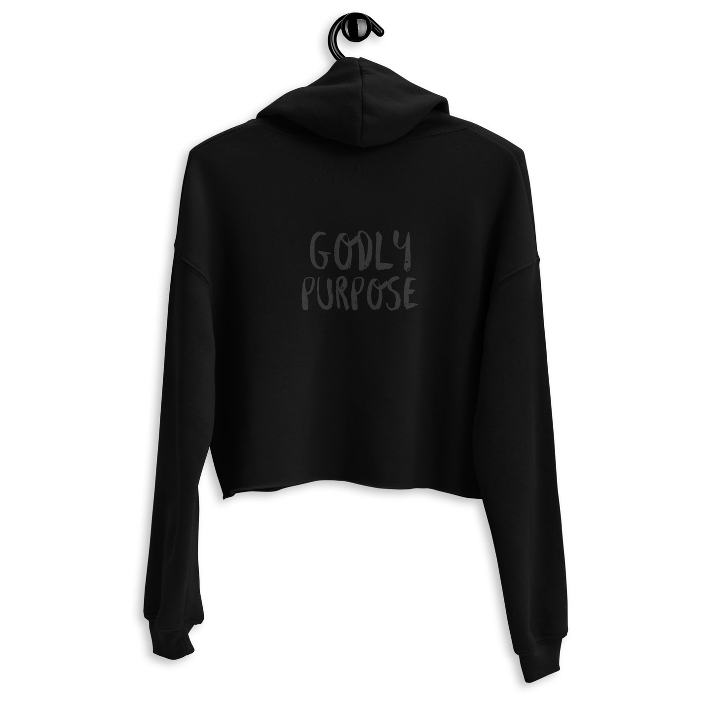 Godly Mind Crop Hoodie - God's Purpose