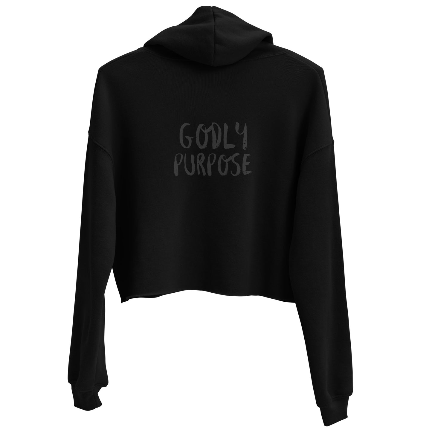 Godly Mind Crop Hoodie - God's Purpose