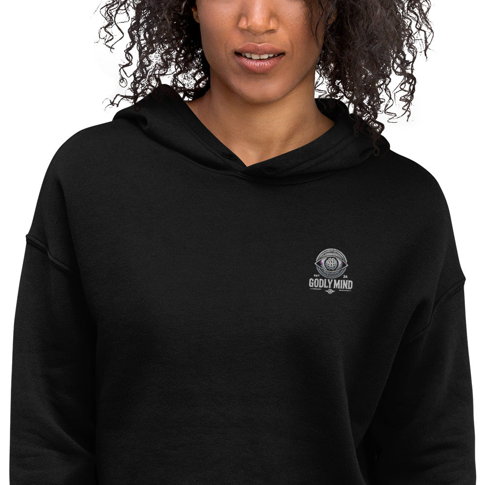 Godly Mind Crop Hoodie - God's Purpose