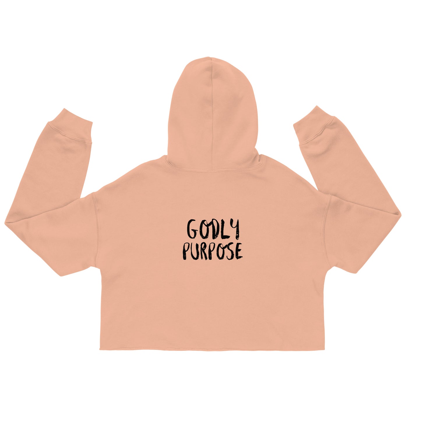 Godly Mind Crop Hoodie - God's Purpose