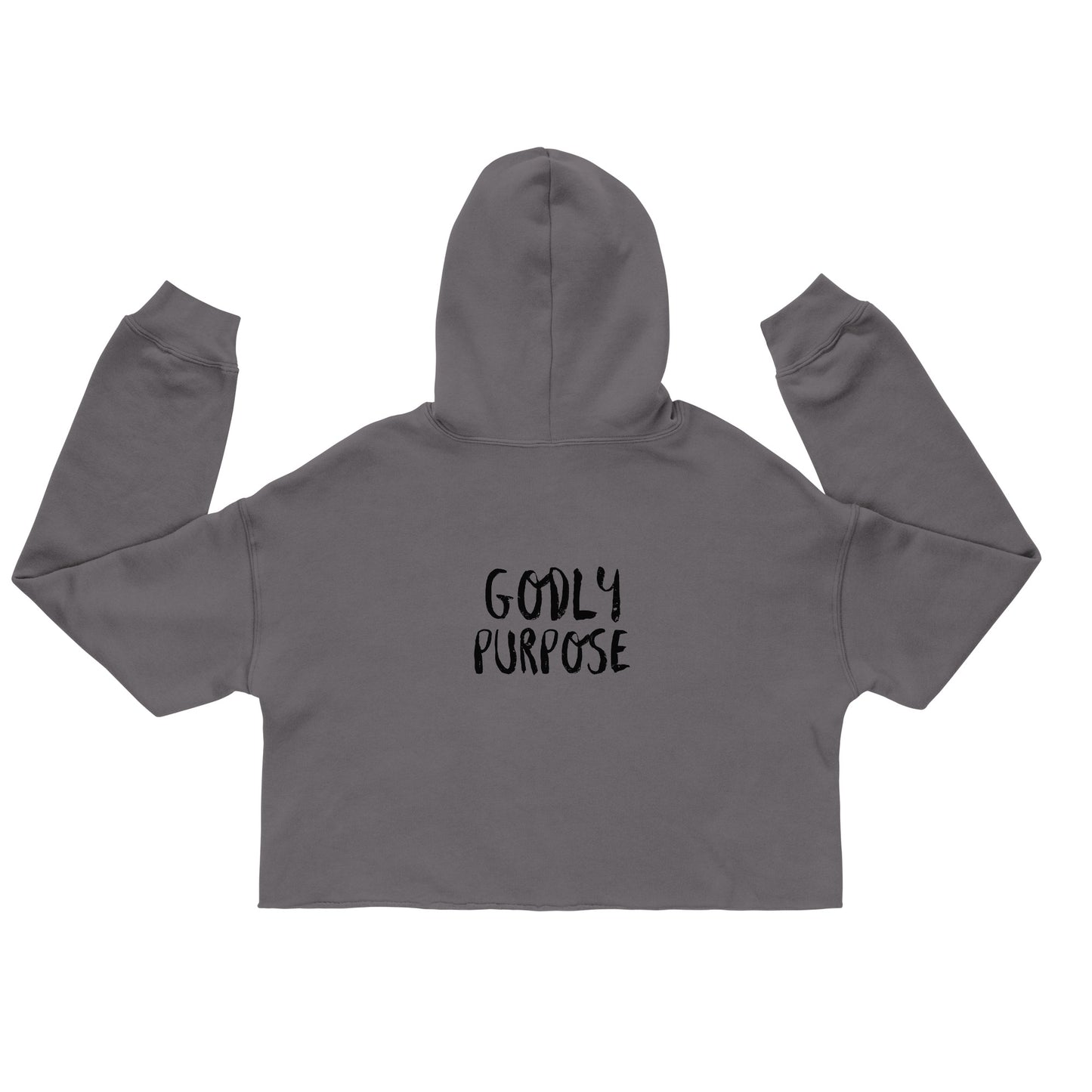 Godly Mind Crop Hoodie - God's Purpose