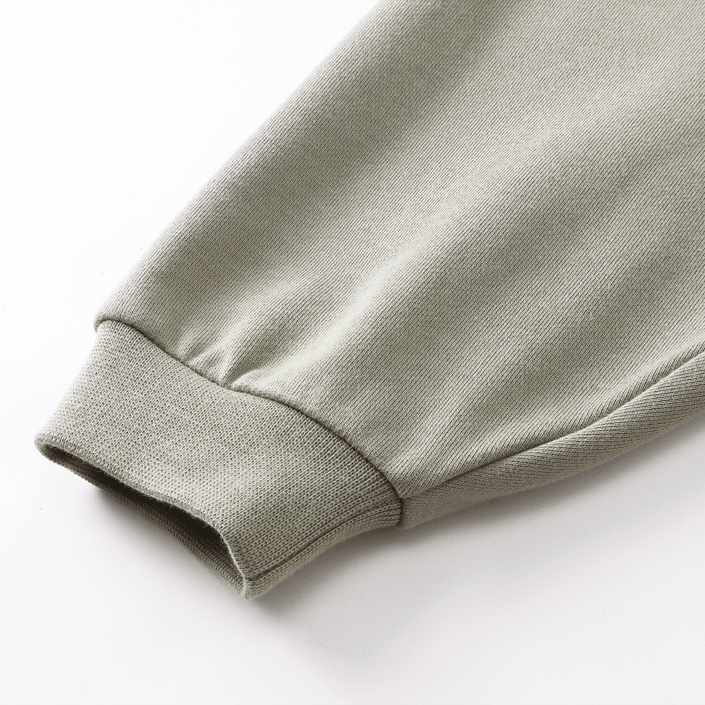 Unisex Brushed Stand-collar Zip-up Track Jacket