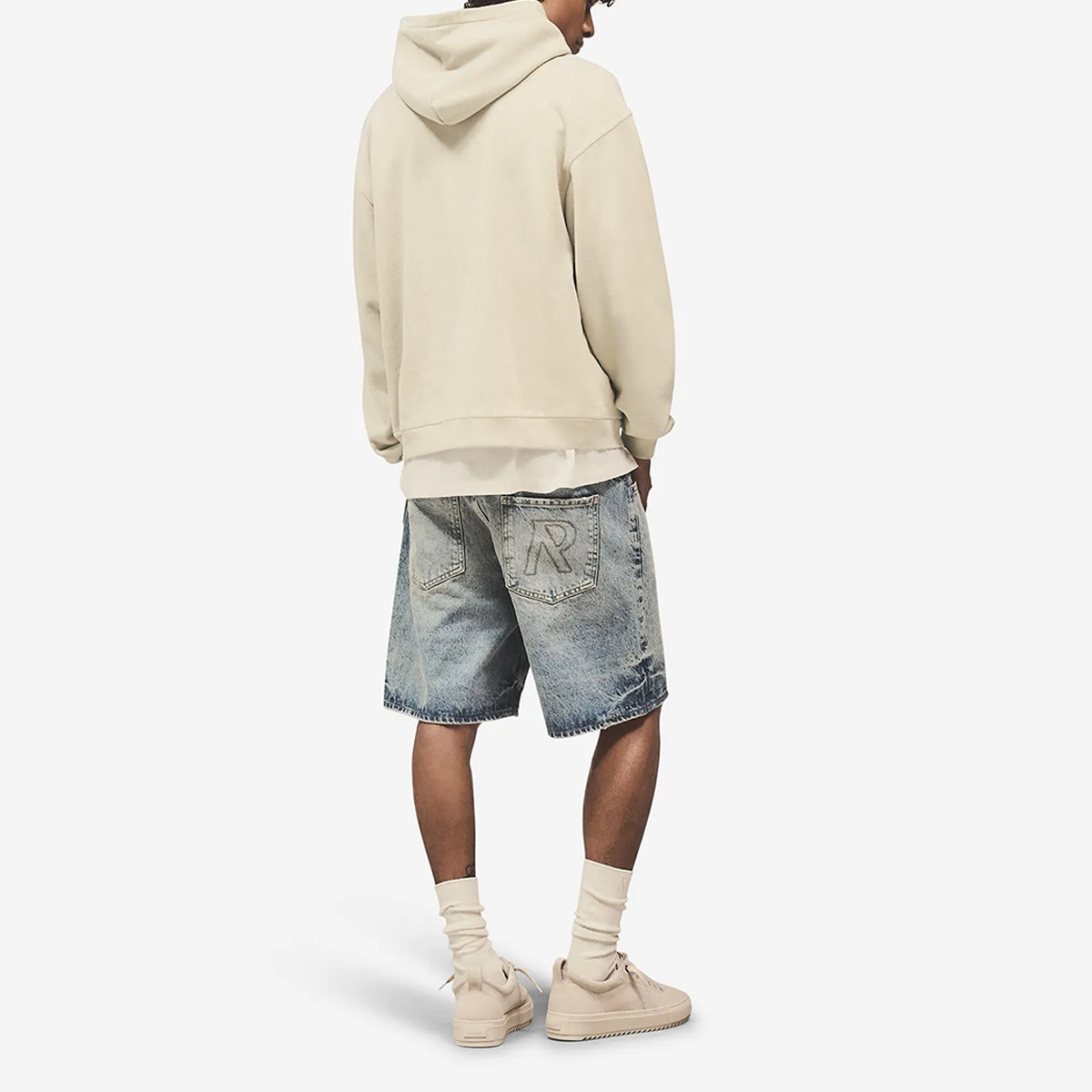 Unisex Cropped Oversized Zip-up Hoodie
