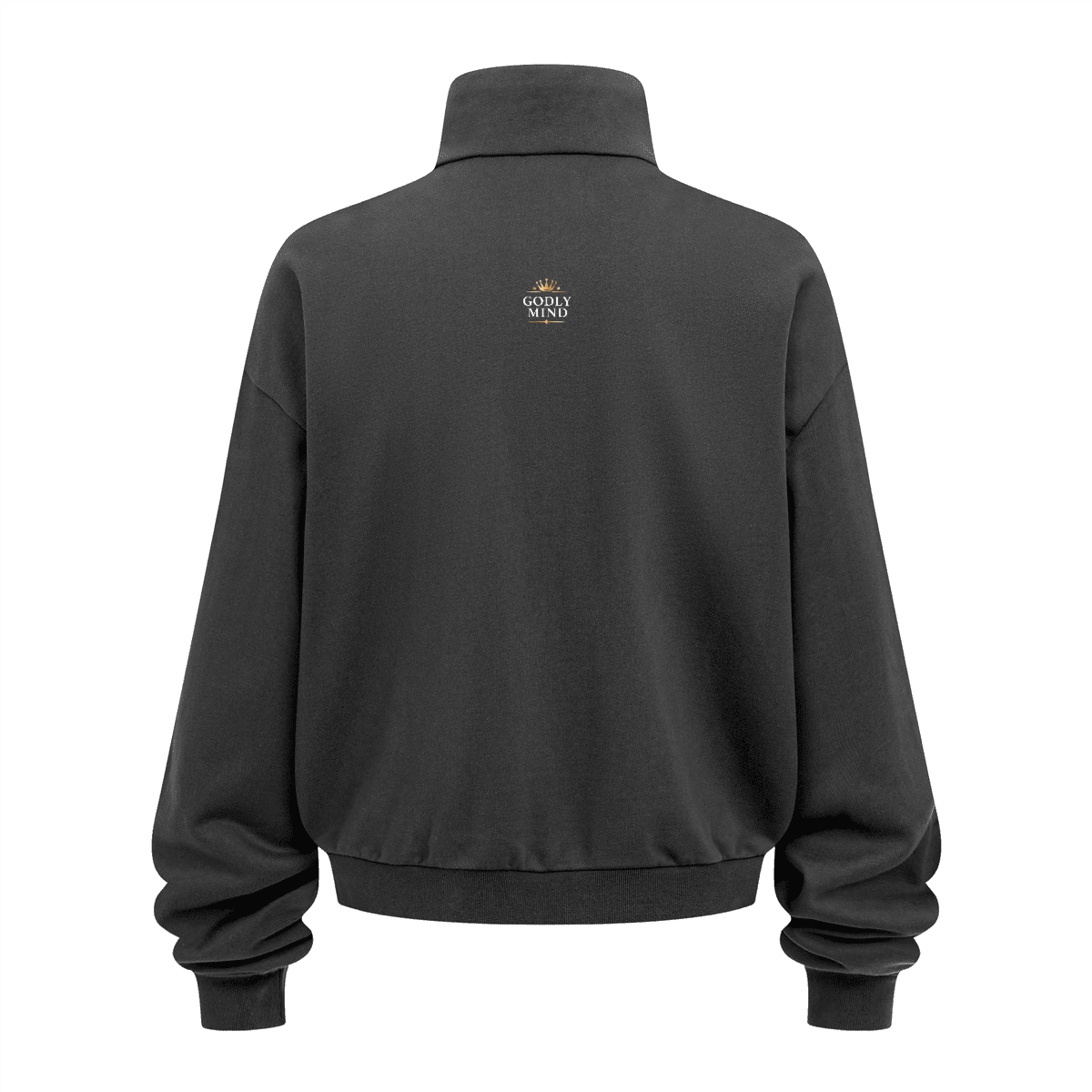 Unisex Brushed Stand-collar Zip-up Track Jacket