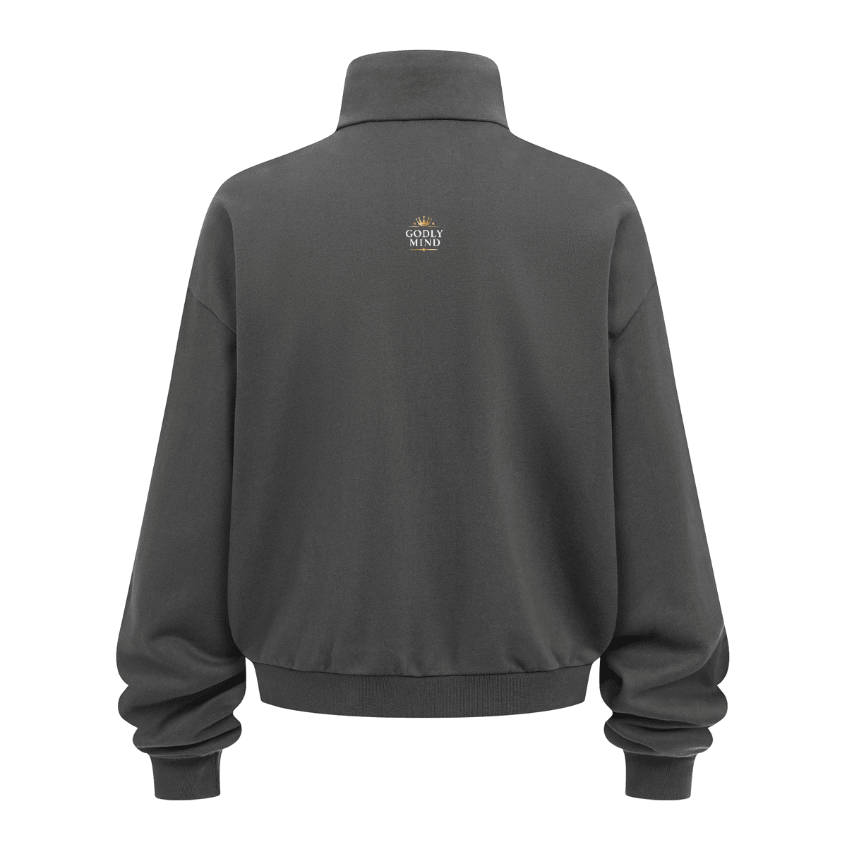 Unisex Brushed Stand-collar Zip-up Track Jacket