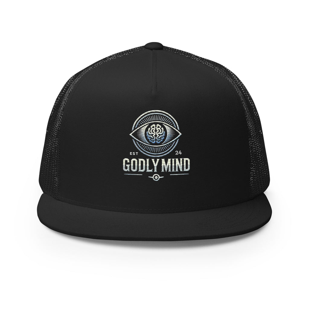Godly Mind Classic Trucker Cap Embroidery Logo