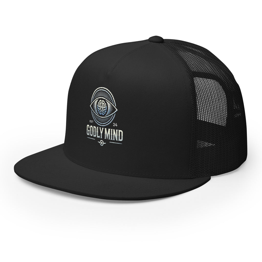 Godly Mind Classic Trucker Cap Embroidery Logo