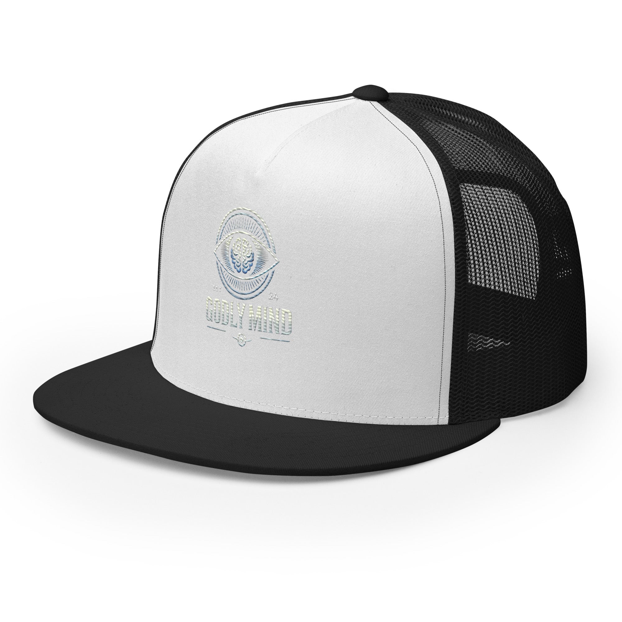 Godly Mind Classic Trucker Cap Embroidery Logo