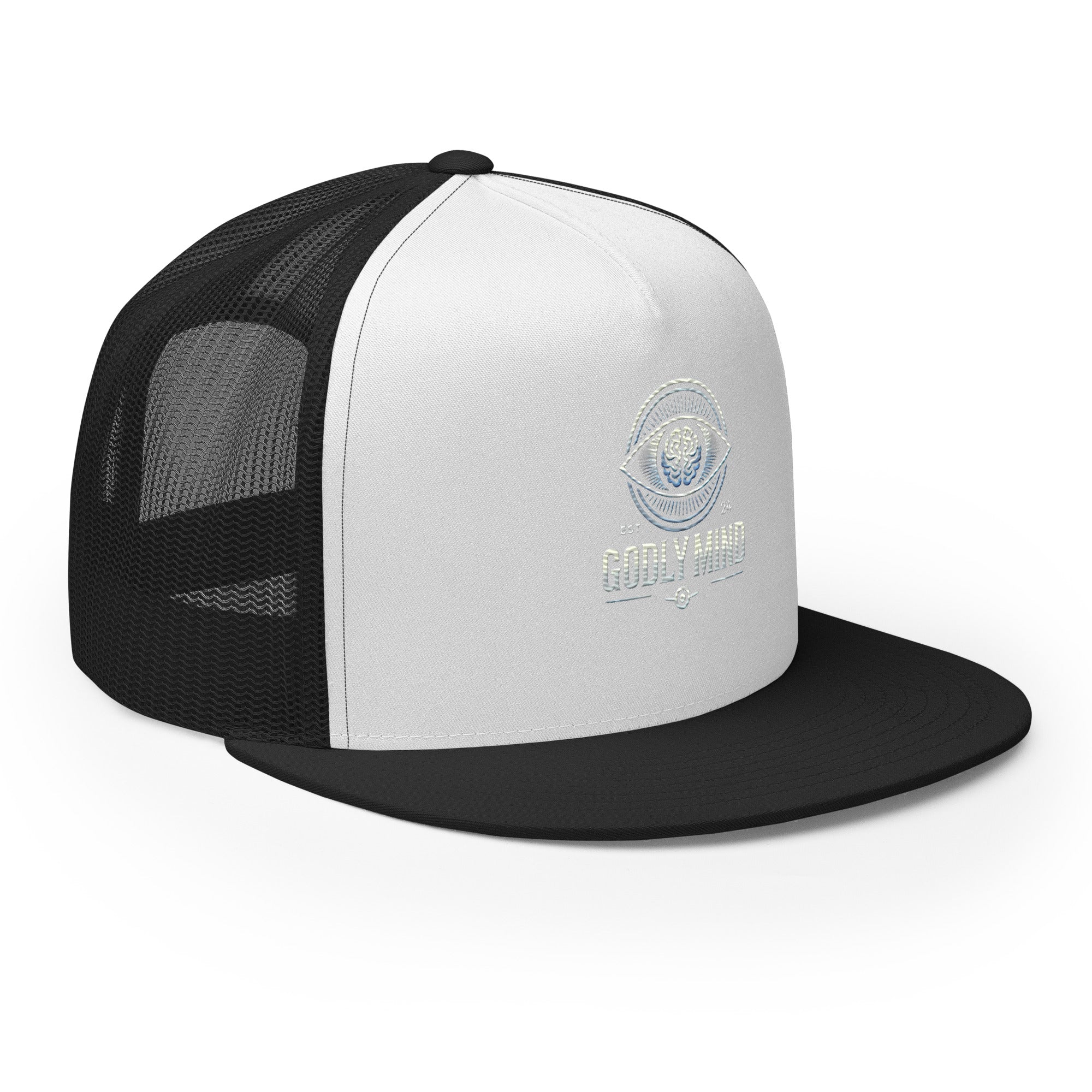 Godly Mind Classic Trucker Cap Embroidery Logo