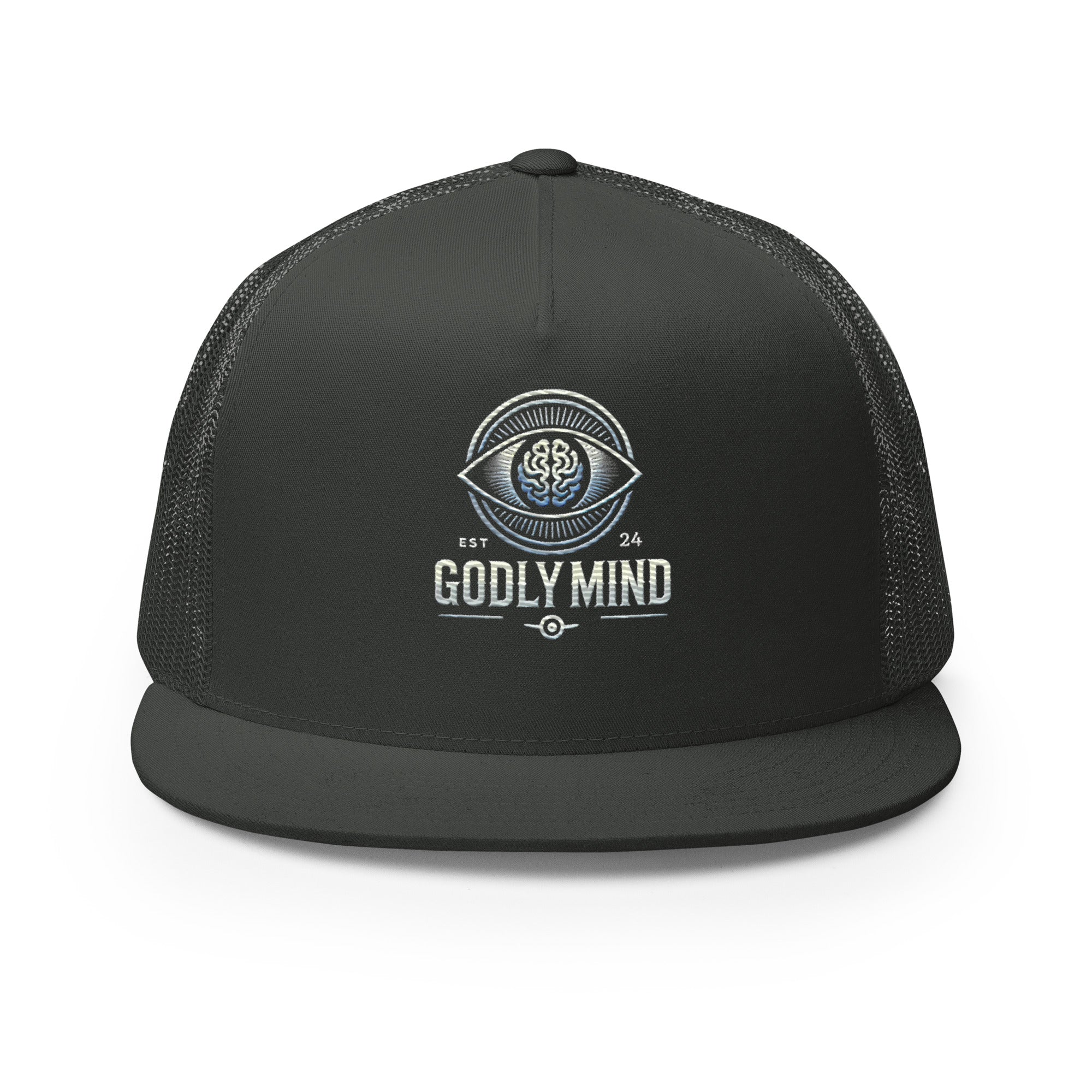Godly Mind Classic Trucker Cap Embroidery Logo