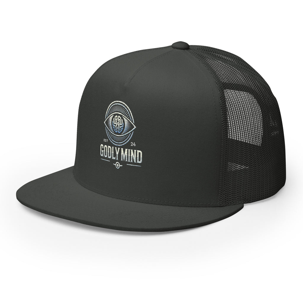 Godly Mind Classic Trucker Cap Embroidery Logo