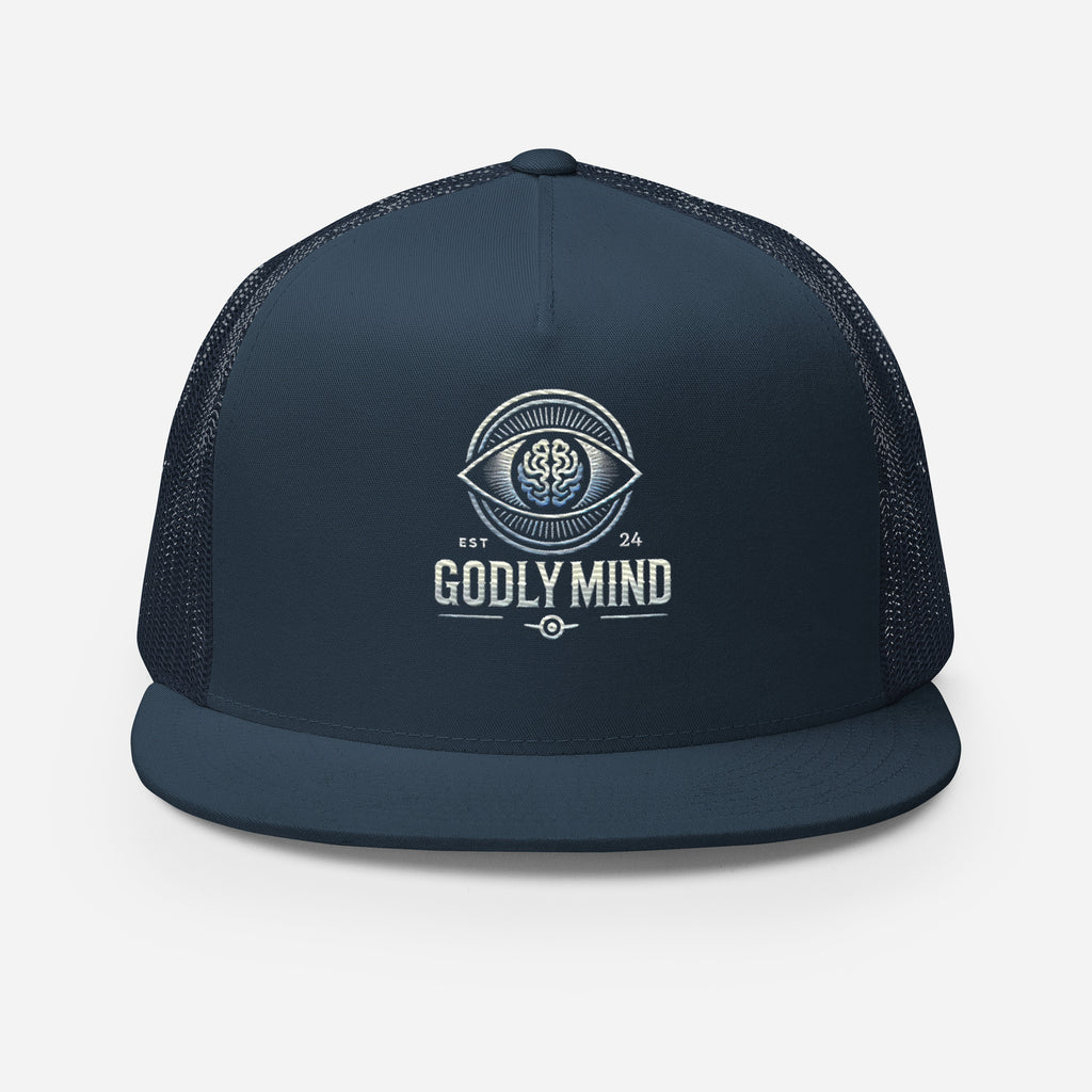 Godly Mind Classic Trucker Cap Embroidery Logo