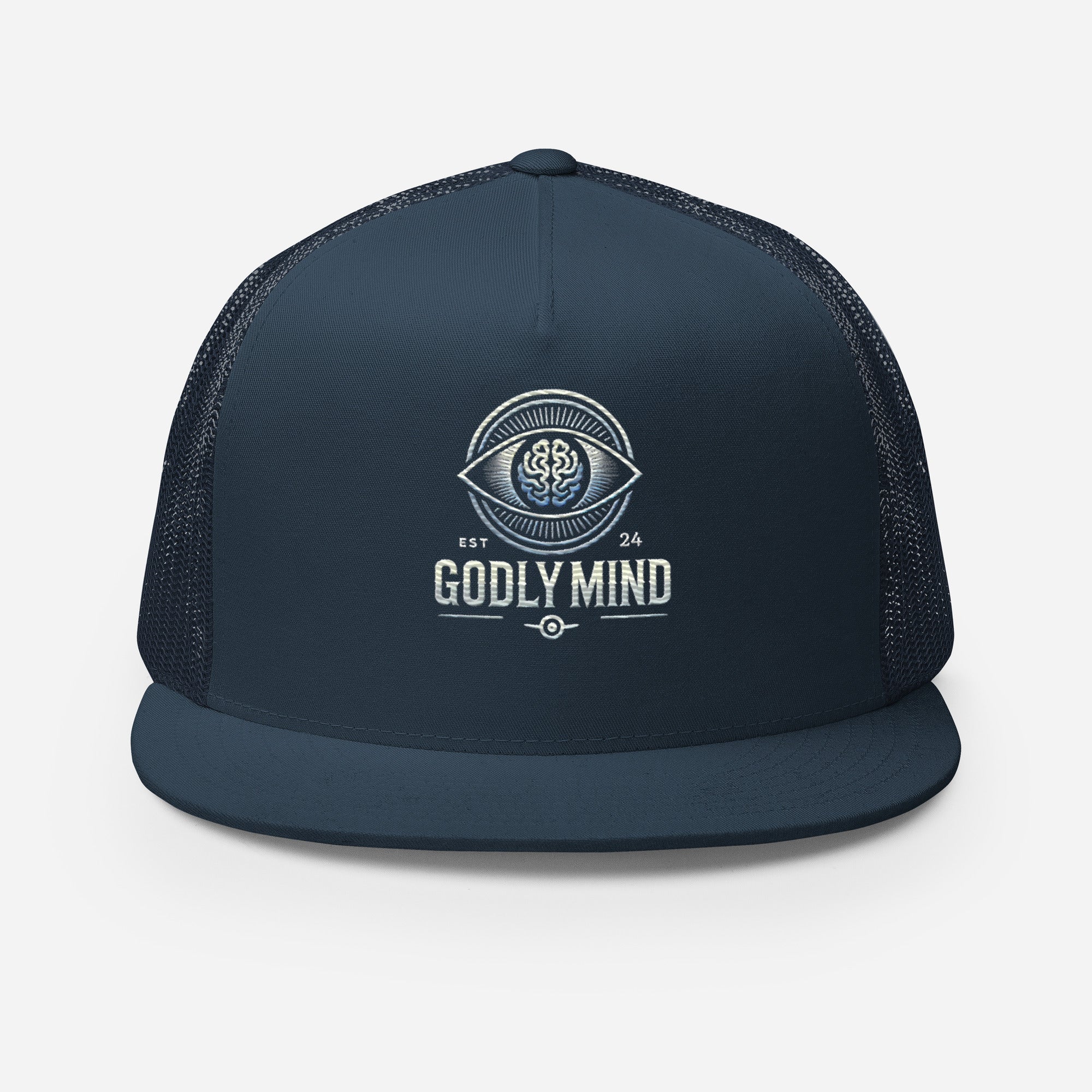 Godly Mind Classic Trucker Cap Embroidery Logo