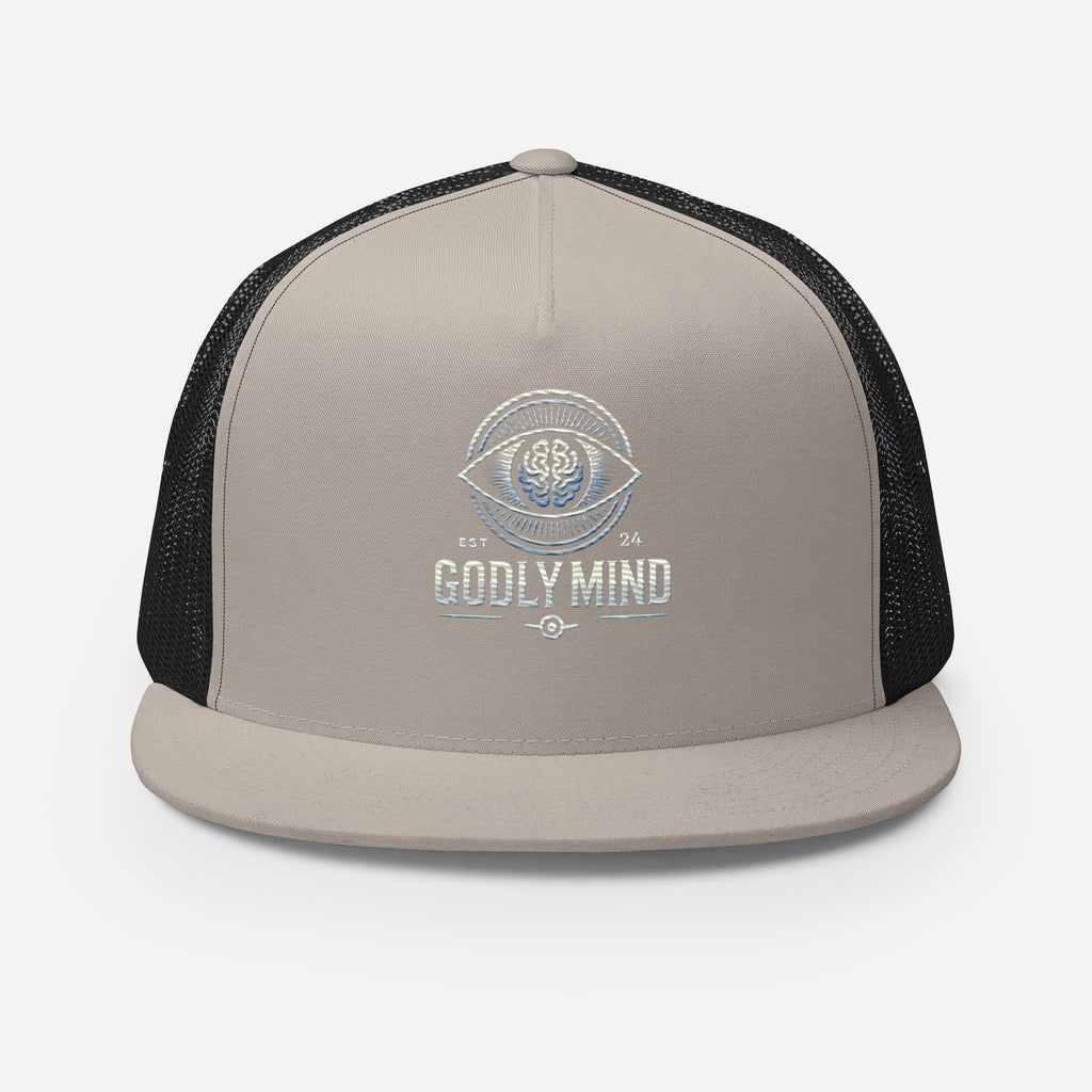 Godly Mind Classic Trucker Cap Embroidery Logo