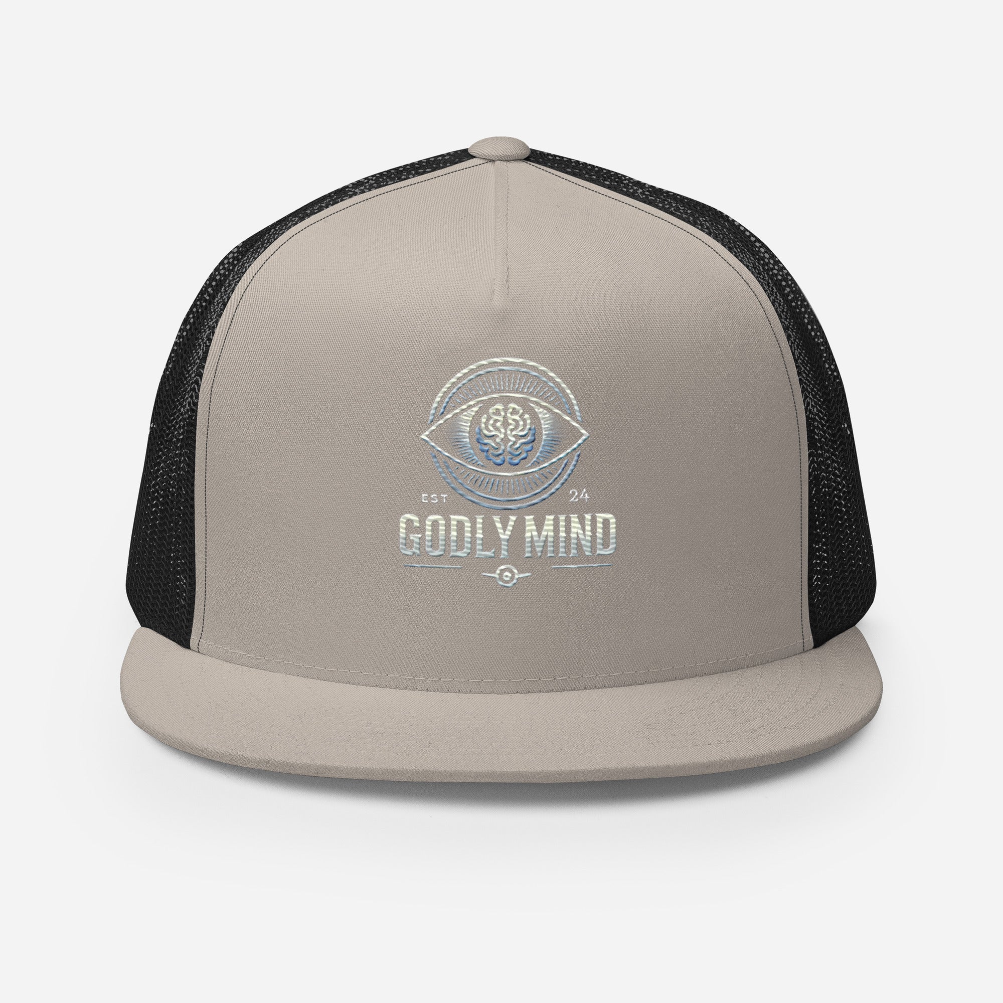 Godly Mind Classic Trucker Cap Embroidery Logo