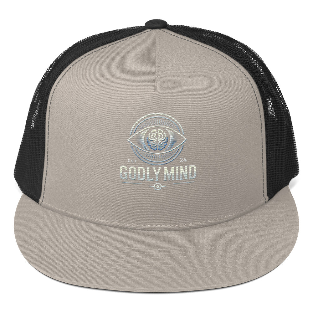 Godly Mind Classic Trucker Cap Embroidery Logo