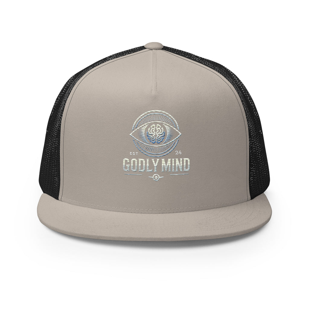 Godly Mind Classic Trucker Cap Embroidery Logo