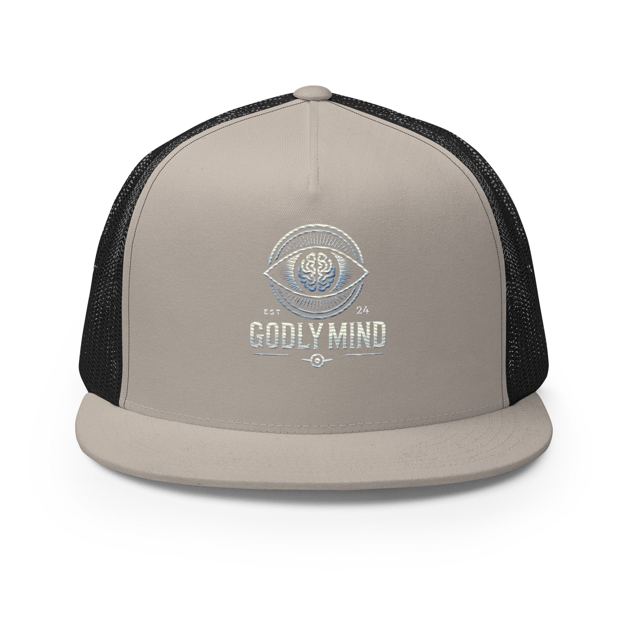 Godly Mind Classic Trucker Cap Embroidery Logo
