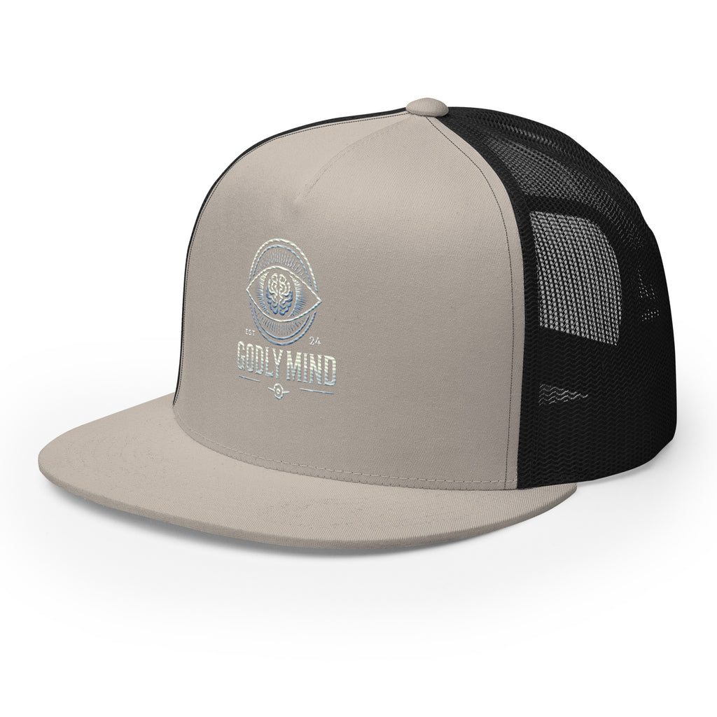 Godly Mind Classic Trucker Cap Embroidery Logo