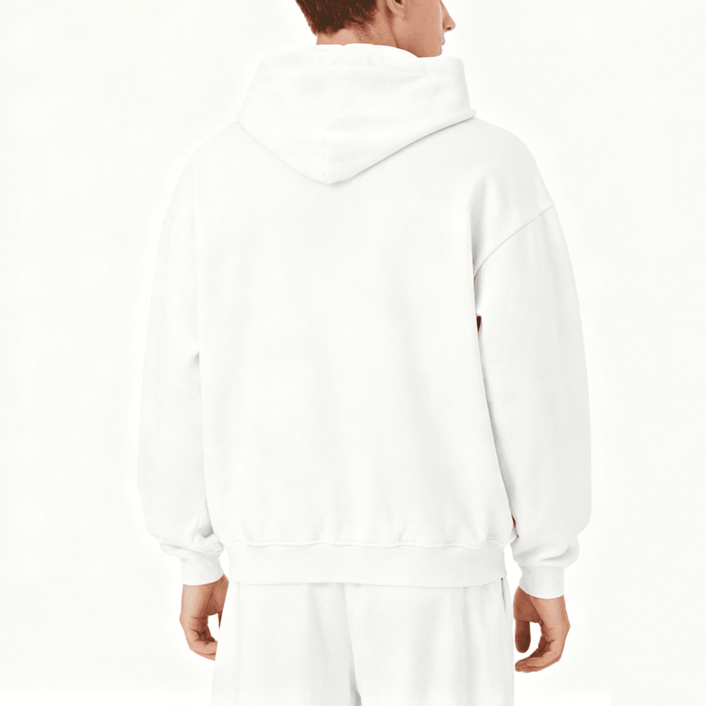 Unisex Cropped Oversized Zip-up Hoodie