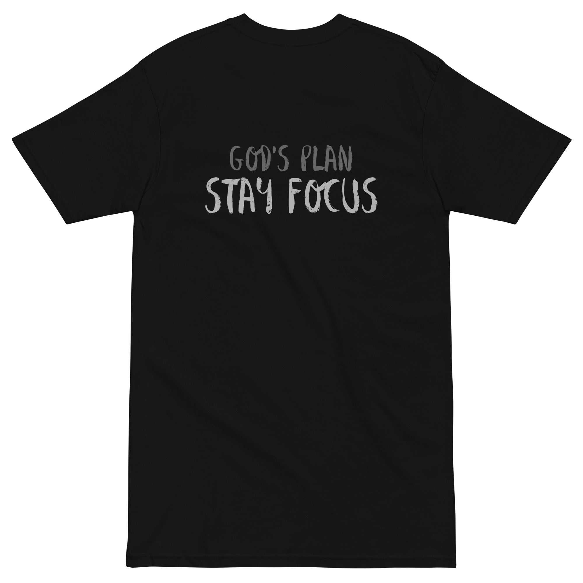Godly Mind Men’s Premium Heavyweight Tee - Chest Logo