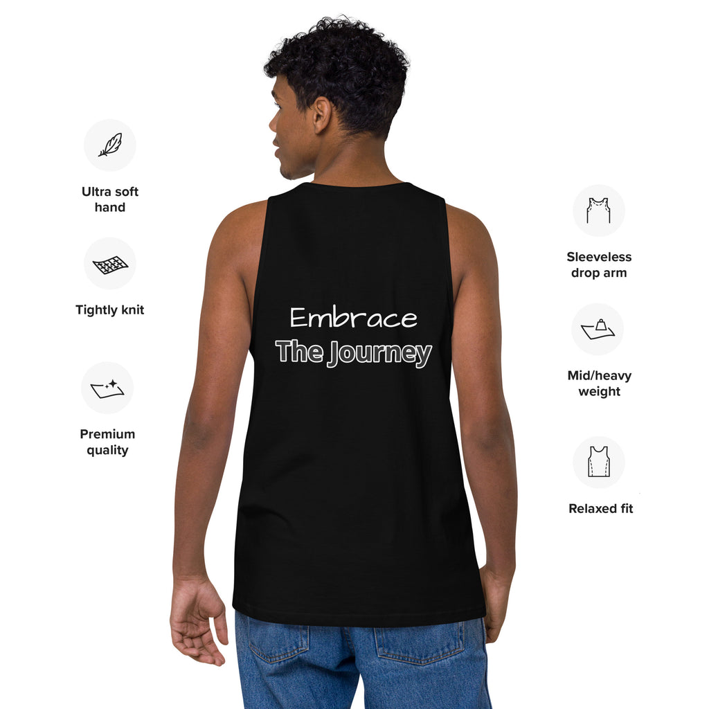 Godly Mind Men’s Premium tank top - Embrace The Journey