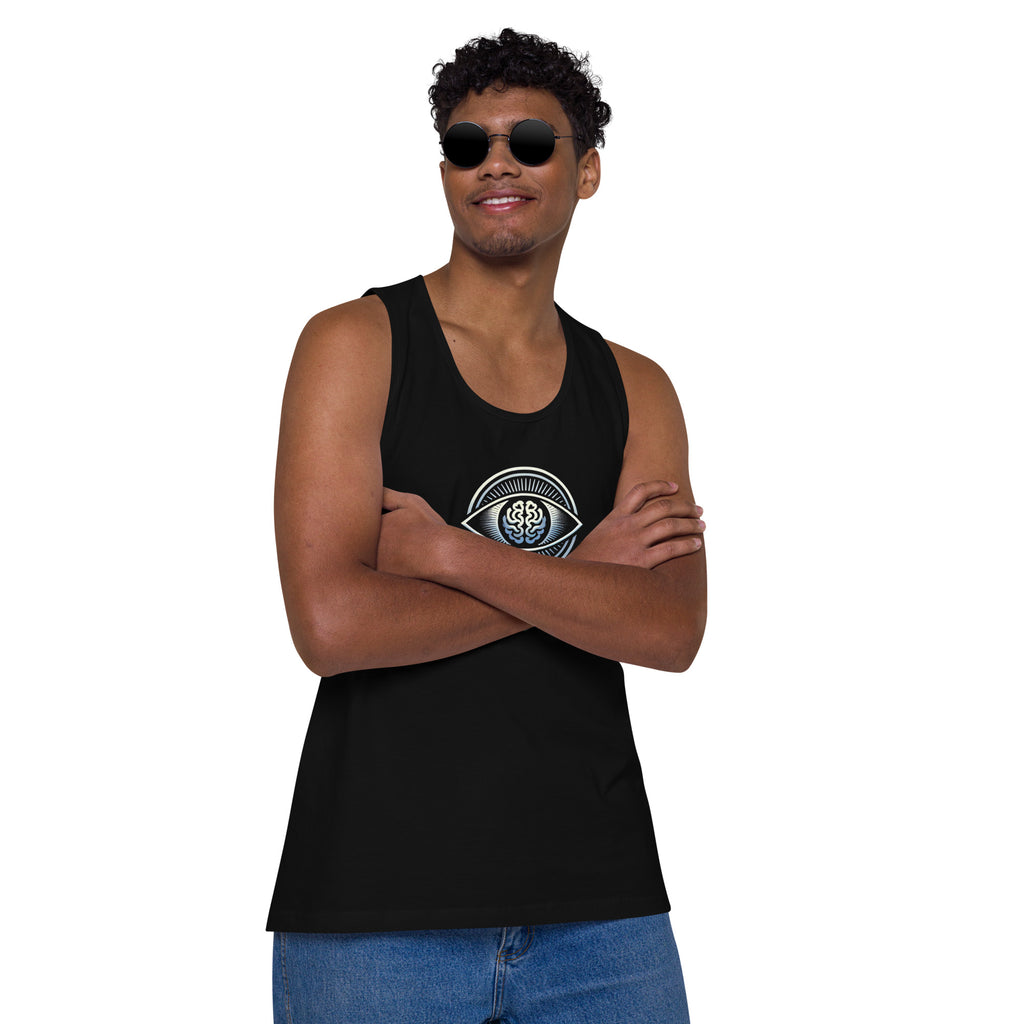 Godly Mind Men’s Premium tank top - Embrace The Journey