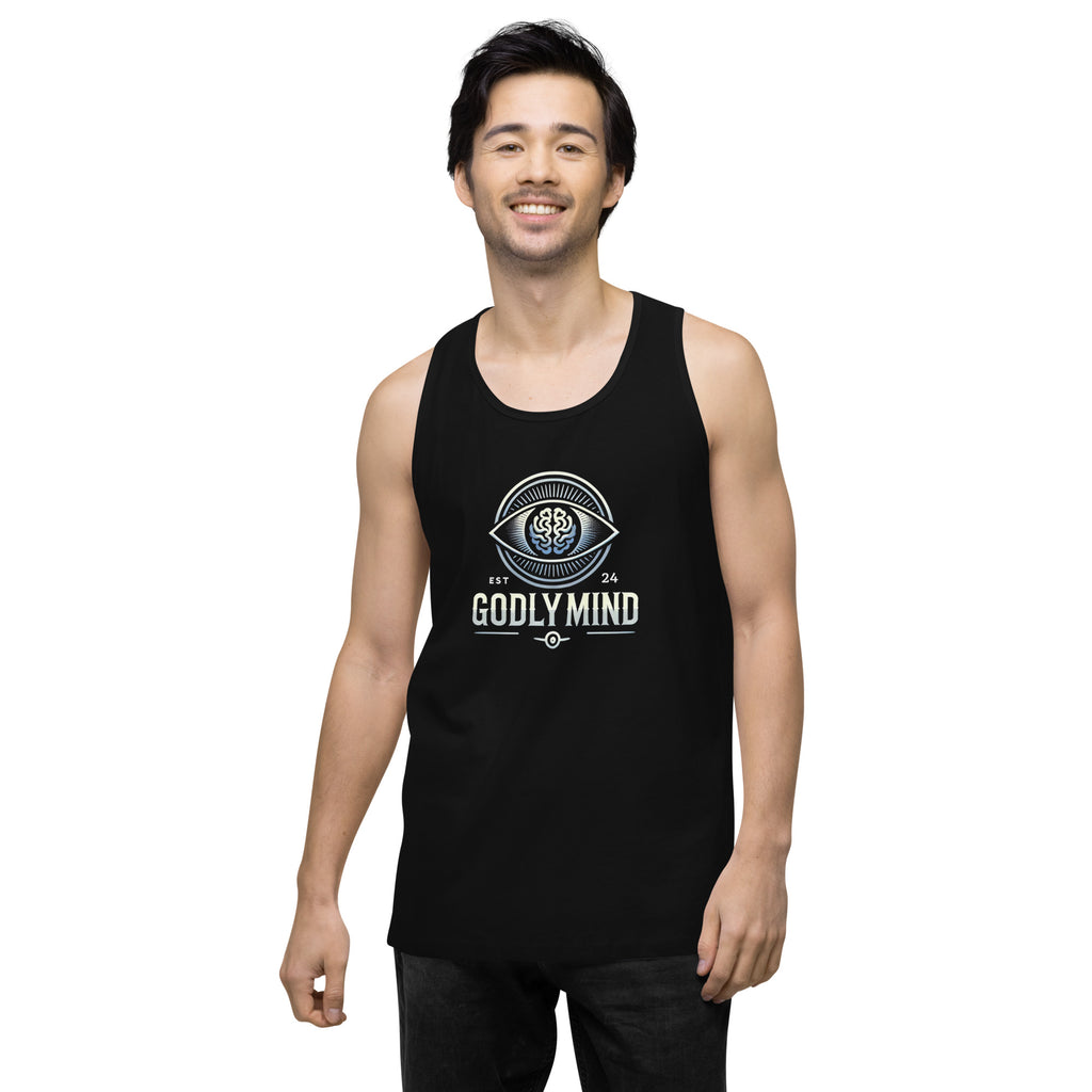 Godly Mind Men’s Premium tank top - Embrace The Journey