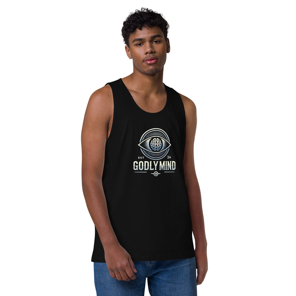 Godly Mind Men’s Premium tank top - Embrace The Journey