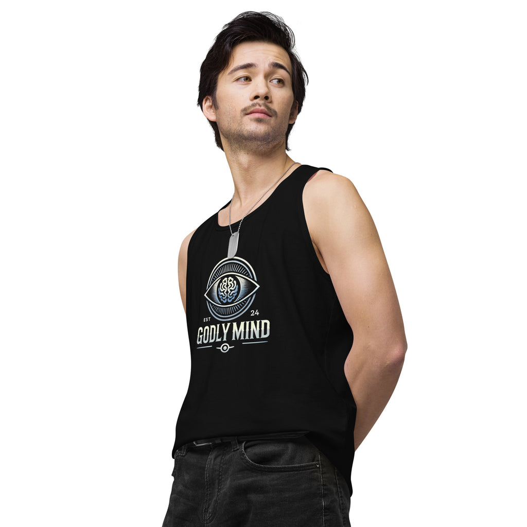 Godly Mind Men’s Premium tank top - Embrace The Journey