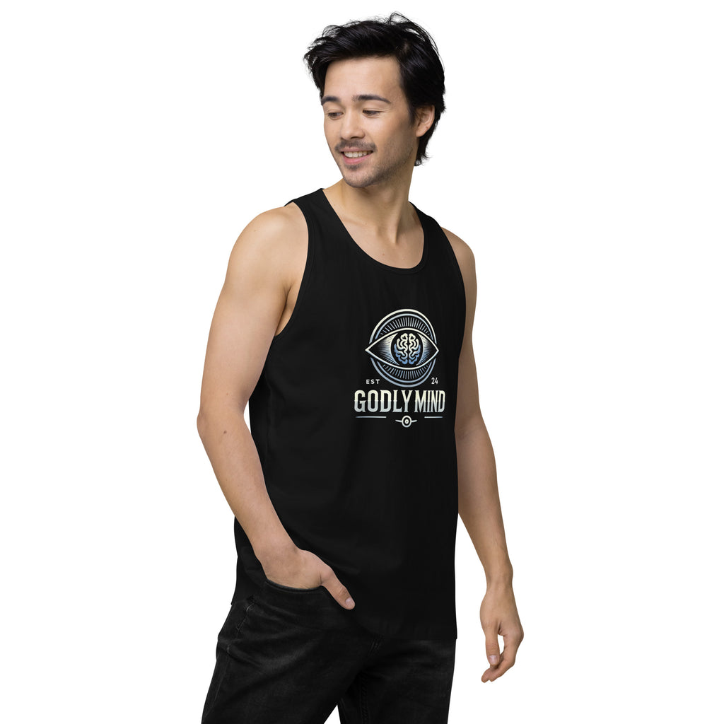 Godly Mind Men’s Premium tank top - Embrace The Journey