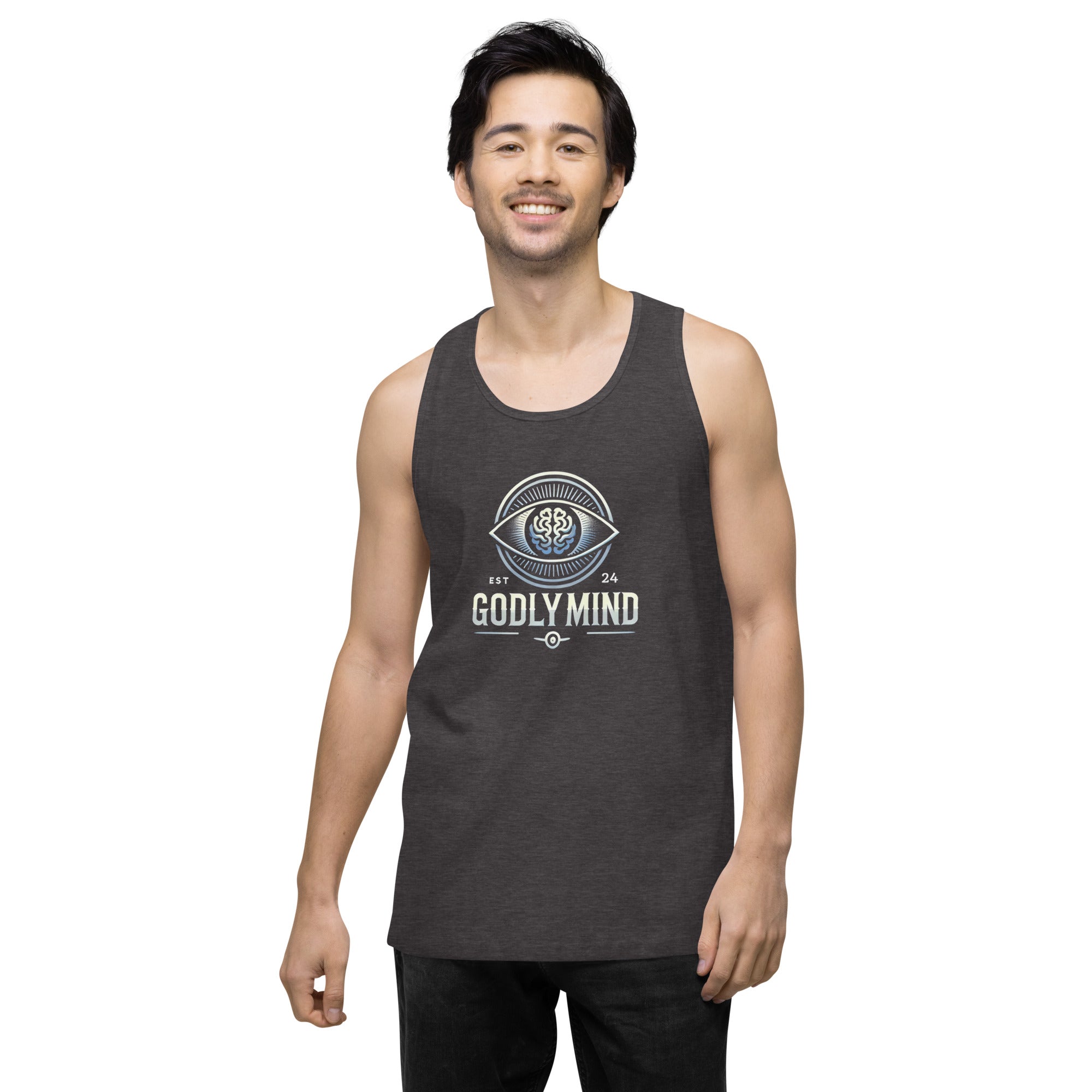 Godly Mind Men’s Premium tank top - Embrace The Journey
