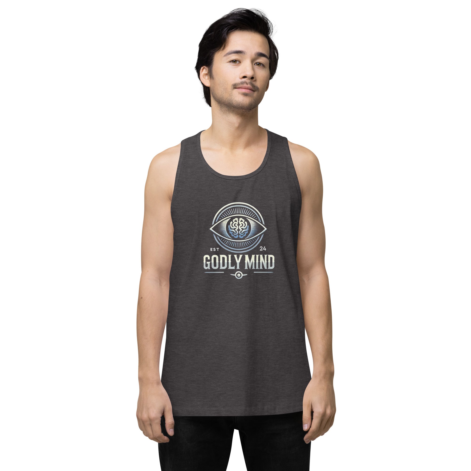 Godly Mind Men’s Premium tank top - Embrace The Journey