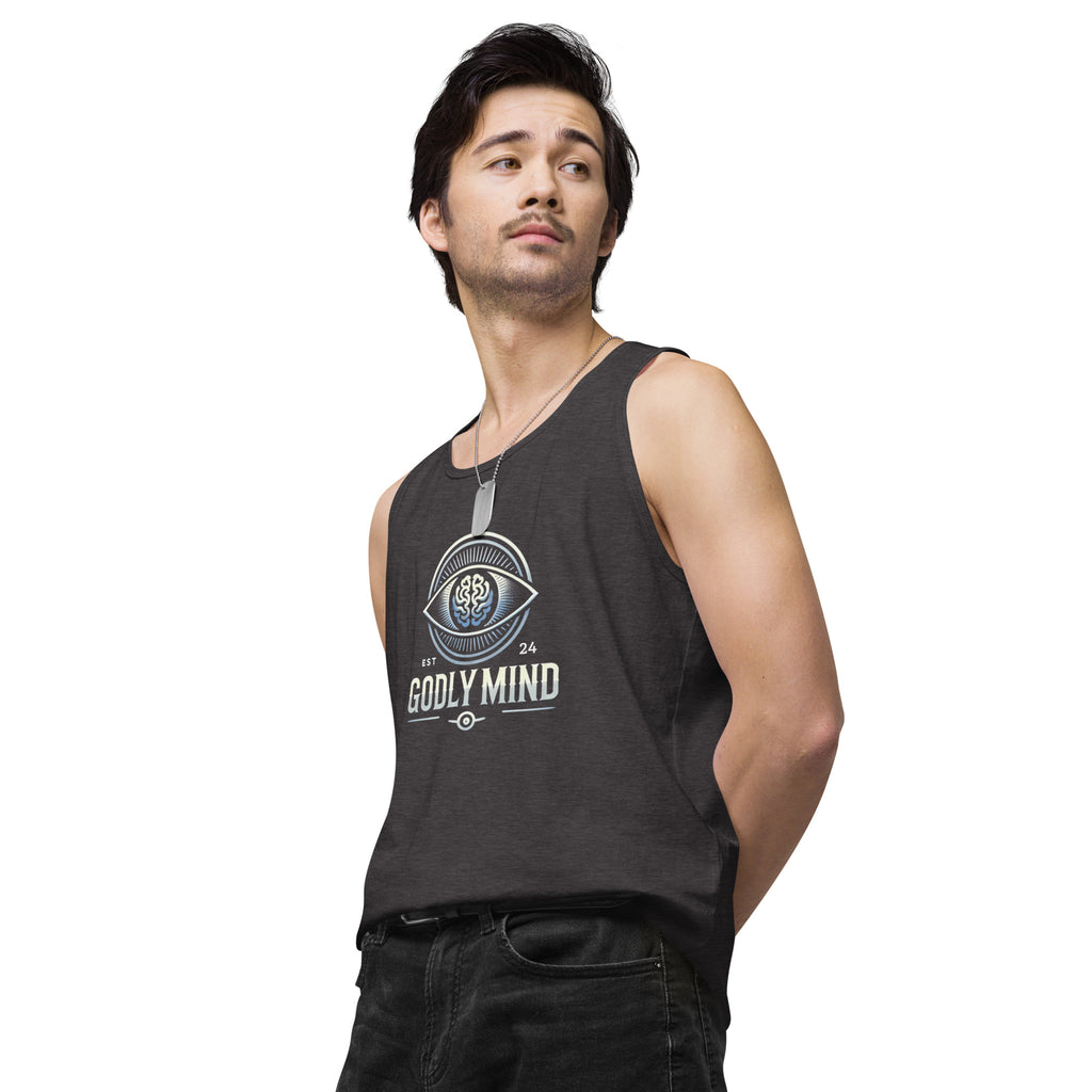 Godly Mind Men’s Premium tank top - Embrace The Journey
