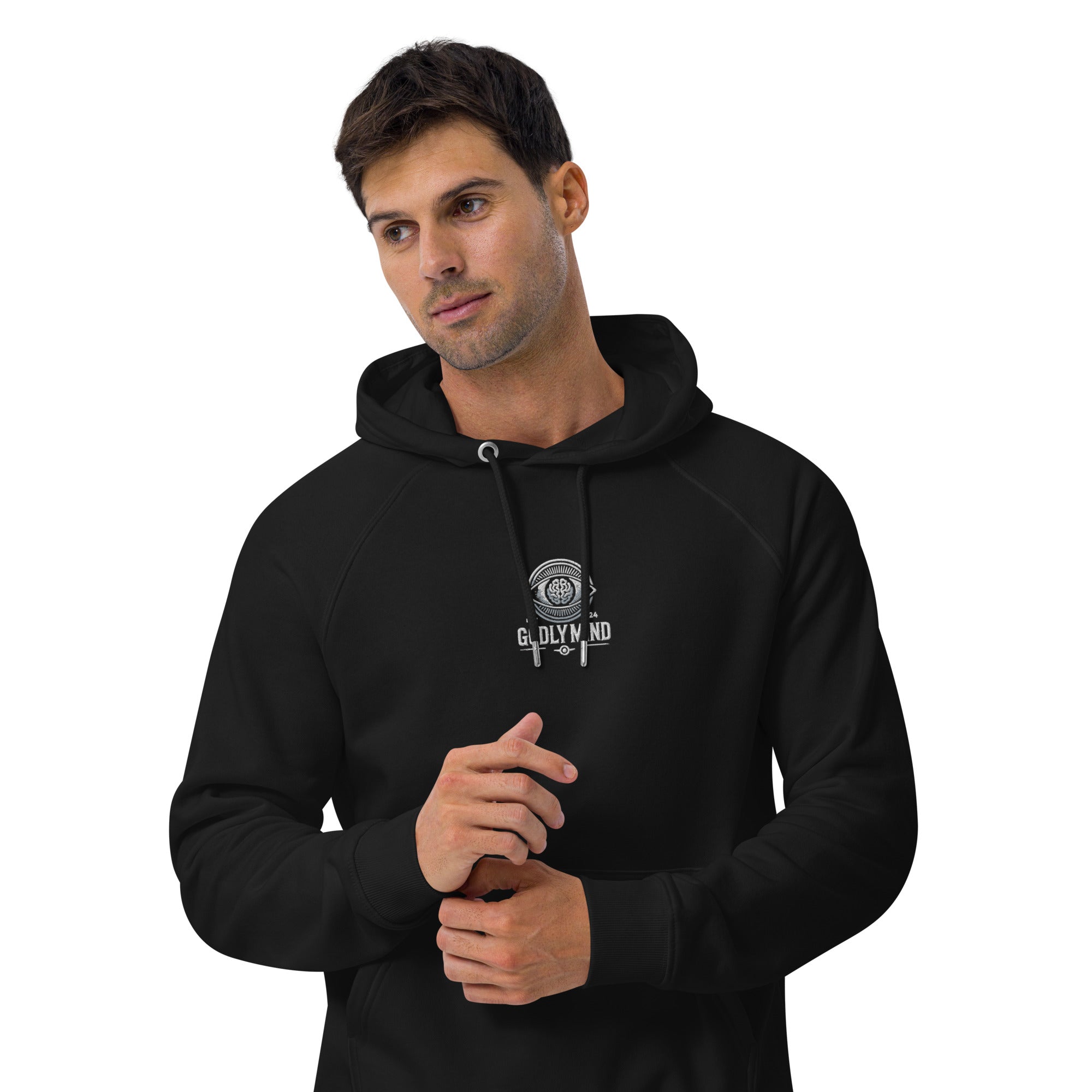 Godly Mind Unisex Eco Raglan Hoodie
