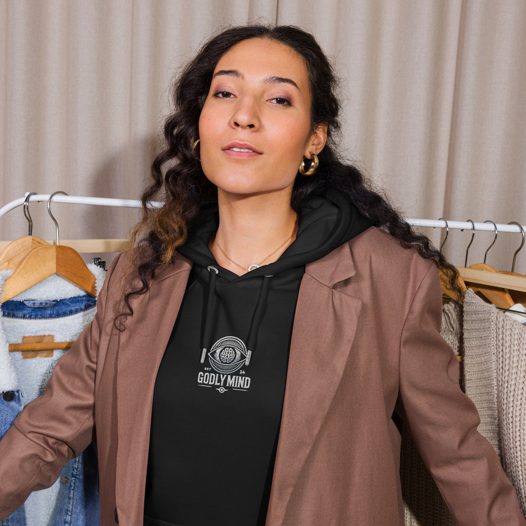 Godly Mind Unisex Eco Raglan Hoodie