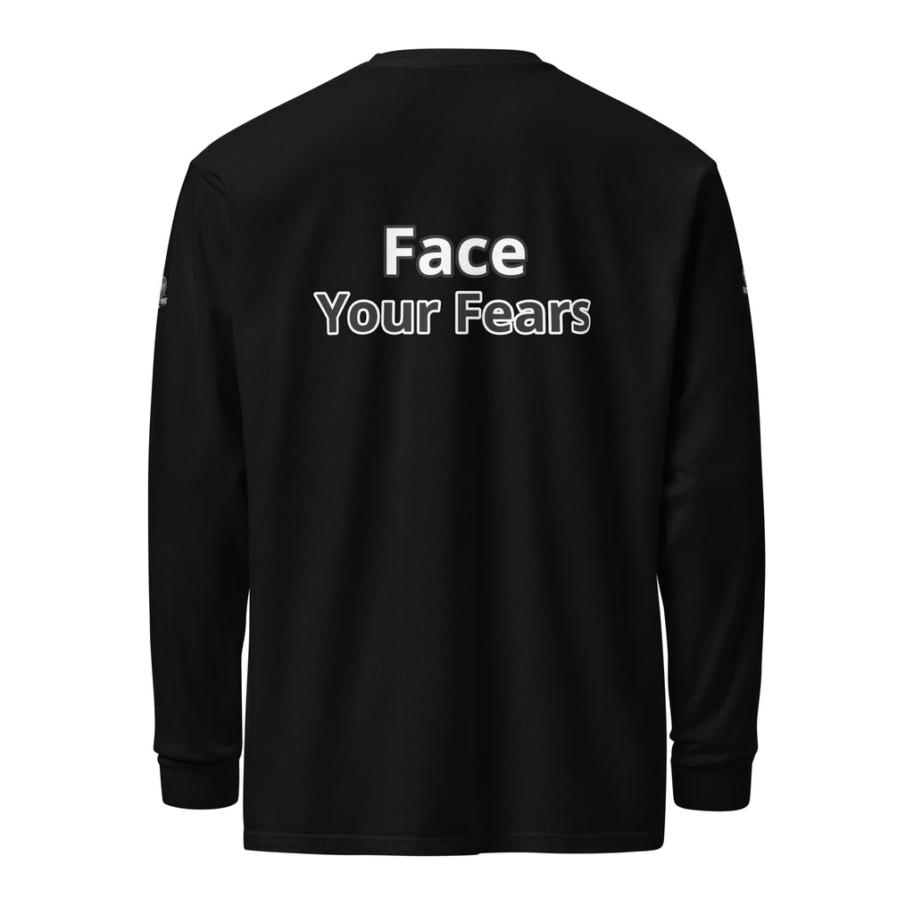 Godly Mind Heavyweight Long-sleeve Shirt - Face Your Fears