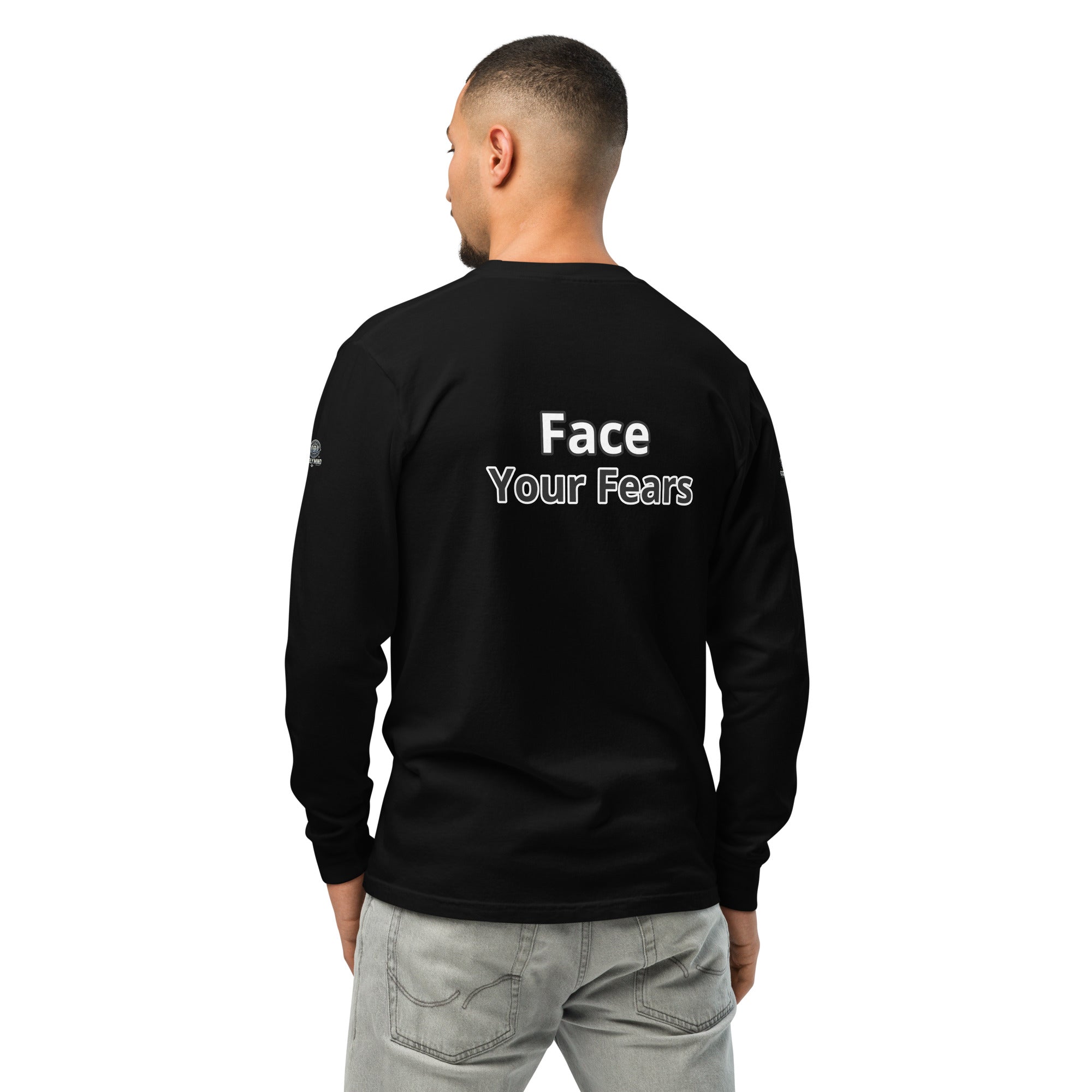 Godly Mind Heavyweight Long-sleeve Shirt - Face Your Fears
