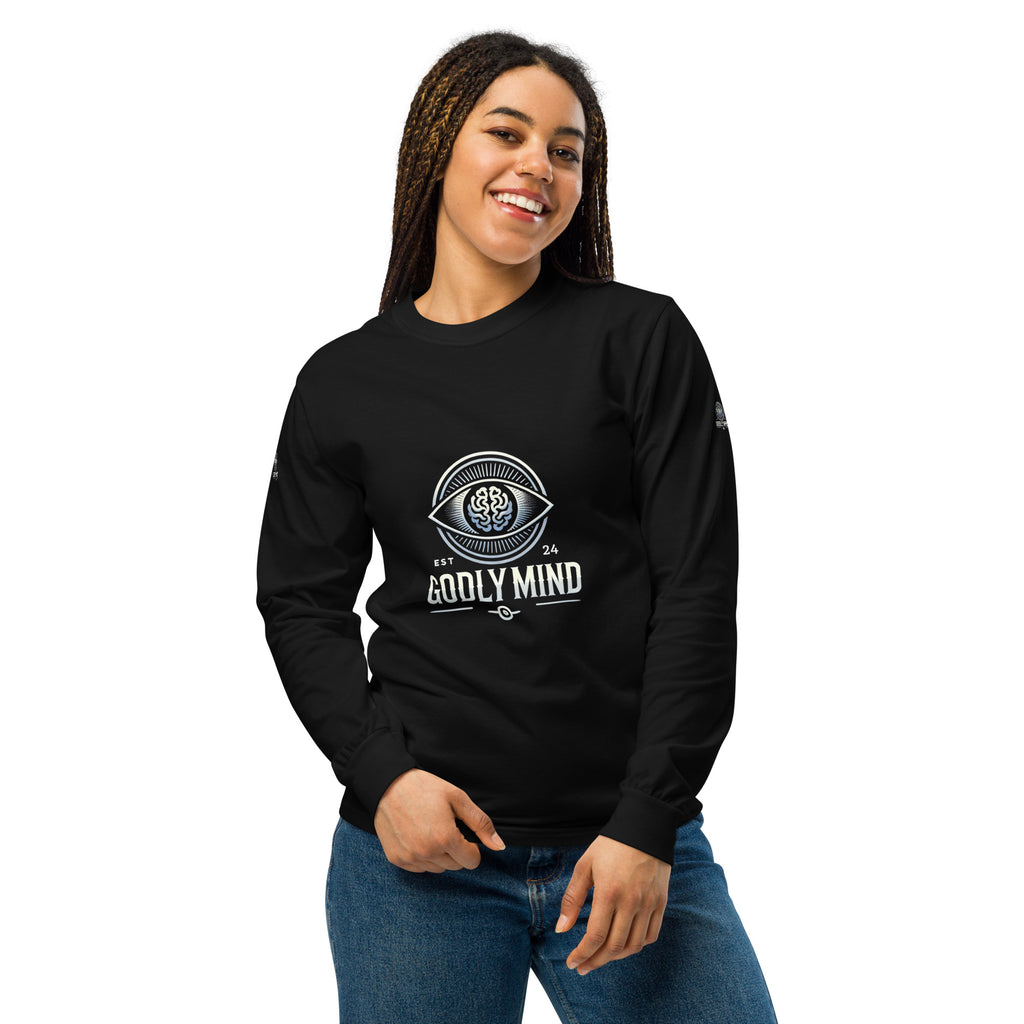 Godly Mind Heavyweight Long-sleeve Shirt - Face Your Fears