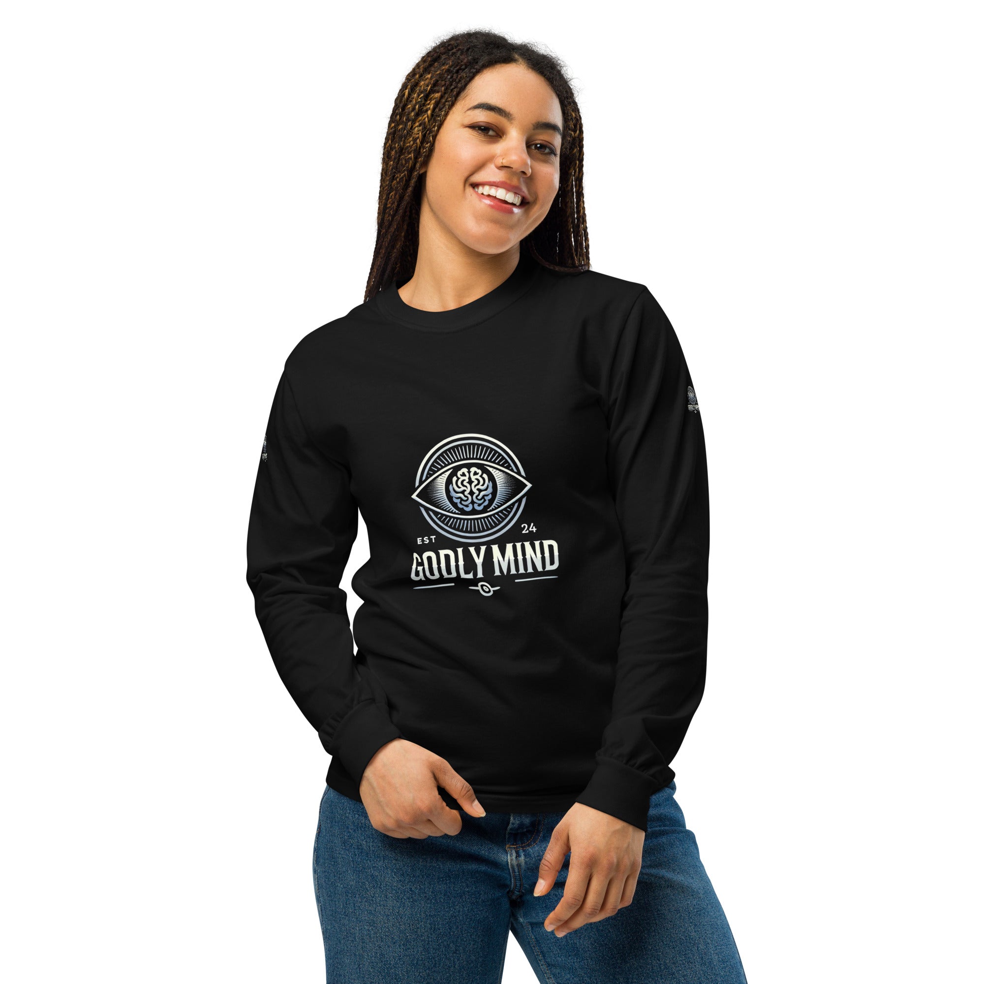 Godly Mind Heavyweight Long-sleeve Shirt - Face Your Fears