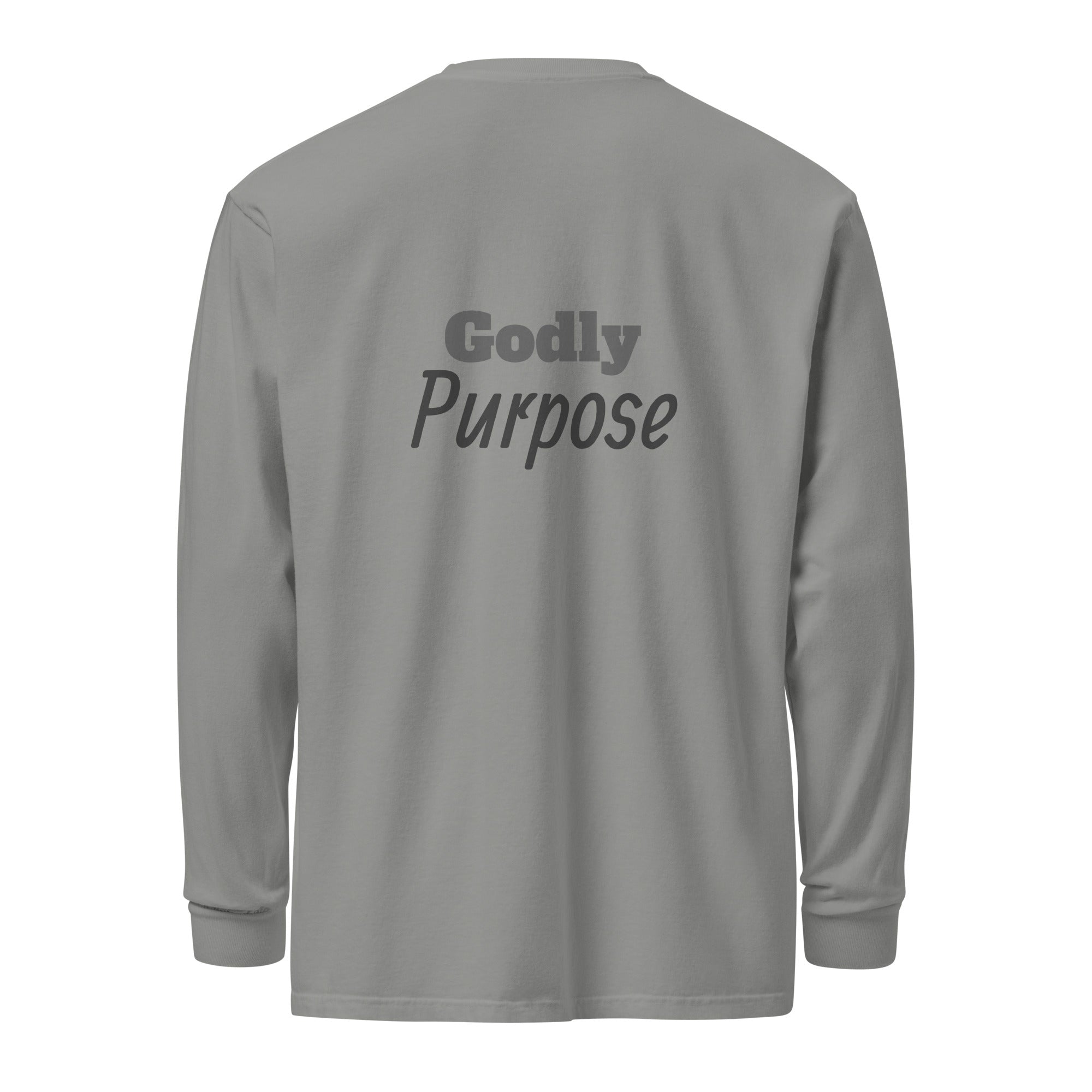 Godly Mind Heavyweight Long-sleeve Shirt - Godly Purpose